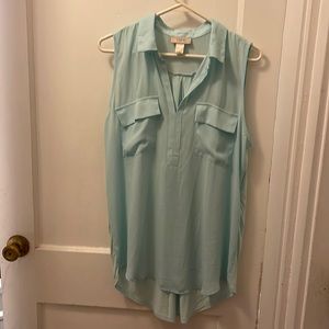 LOFT Sleeveless Blouse with pockets